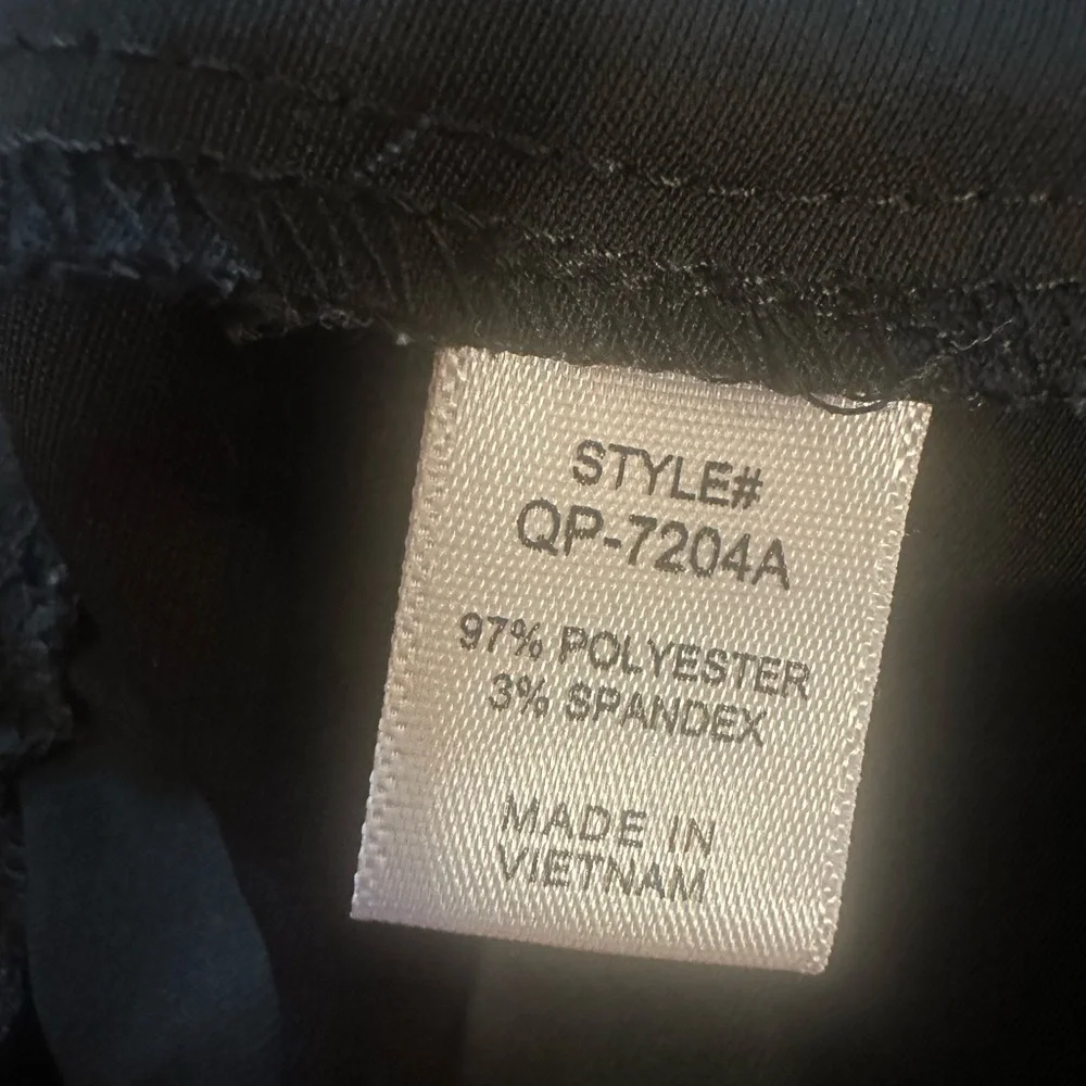 Zenana Wide Leg Pants Size XL Black High Rise Pockets Elastic Waistband At Back - Picture 8 of 12